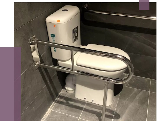 Поручни для санузлов в Анжере-Судженске от 4308 руб.  | ПРОЛЁТ-Нжр